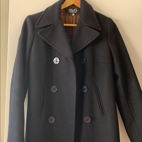 D&G Dolce & Gabbana long Wool coat - Picture 3 of 7